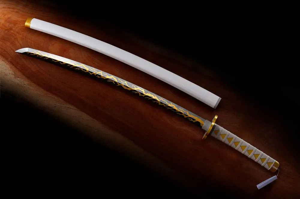 Demon Slayer: Kimetsu no Yaiba Proplica Replica 1/1 Nichirin Sword (Zenitsu Agatsuma) 88 cm product photo