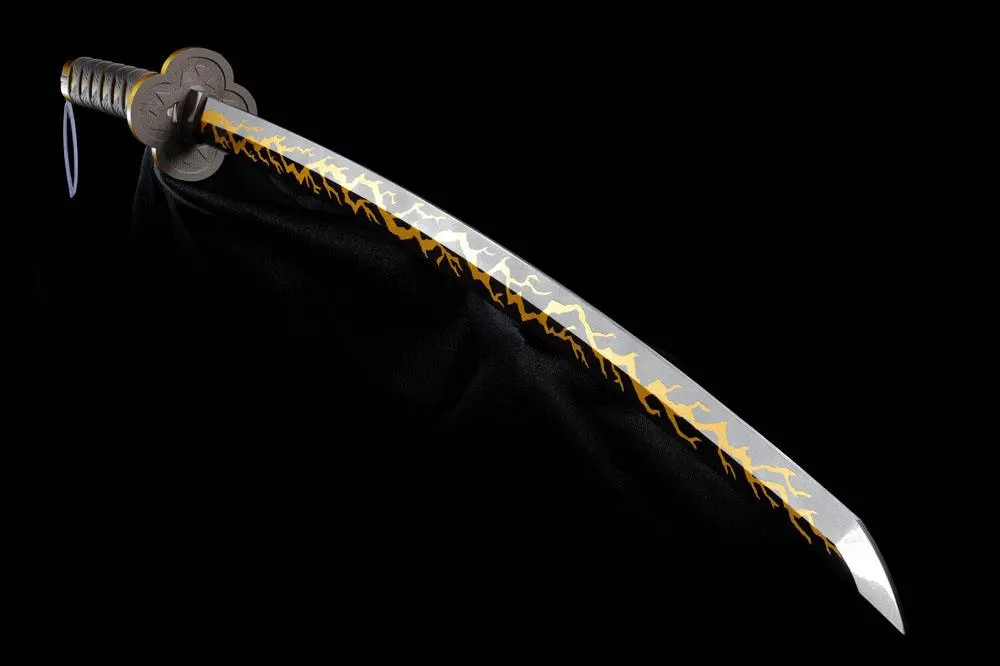 Demon Slayer: Kimetsu no Yaiba Proplica Replica 1/1 Nichirin Sword (Zenitsu Agatsuma) 88 cm product photo
