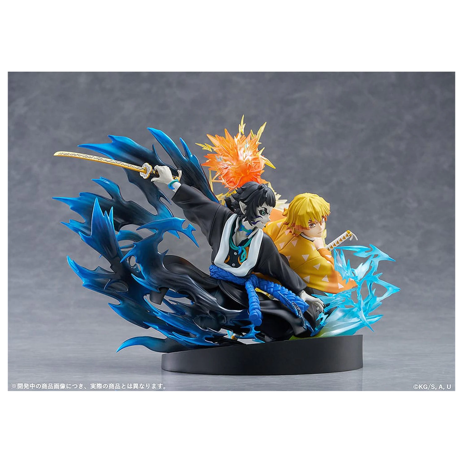 Demon Slayer: Kimetsu no Yaiba PVC Statue Zenitsu Agatsuma & Kaigaku 15 cm   product photo