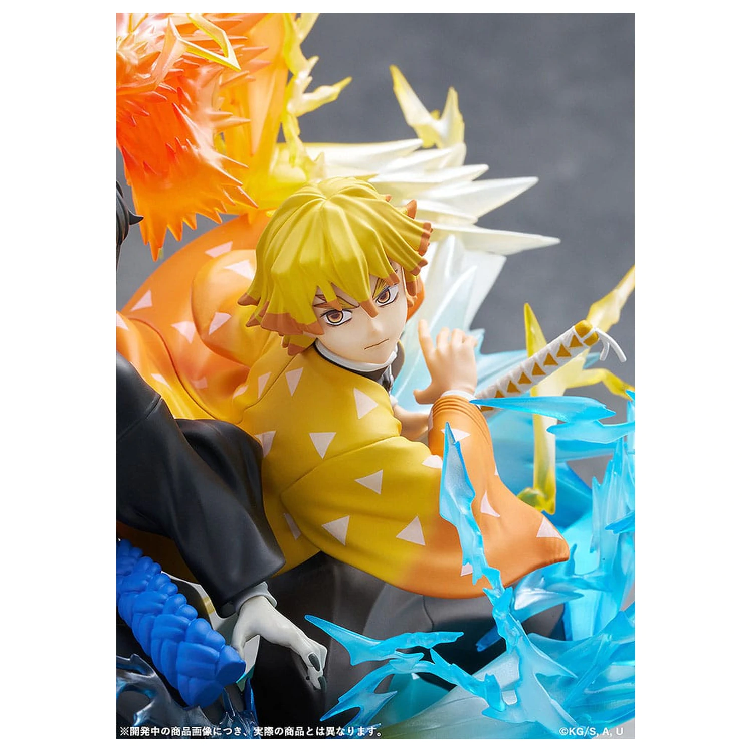 Demon Slayer: Kimetsu no Yaiba PVC Statue Zenitsu Agatsuma & Kaigaku 15 cm   product photo