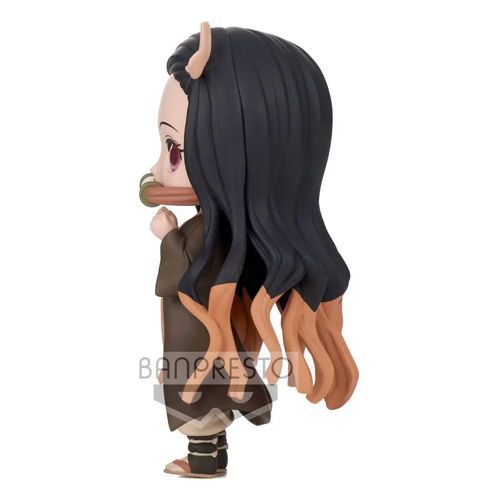 Demon Slayer Kimetsu no Yaiba Q Posket Mini Figure Nezuko Kamado II Ver. B 13 cm product photo