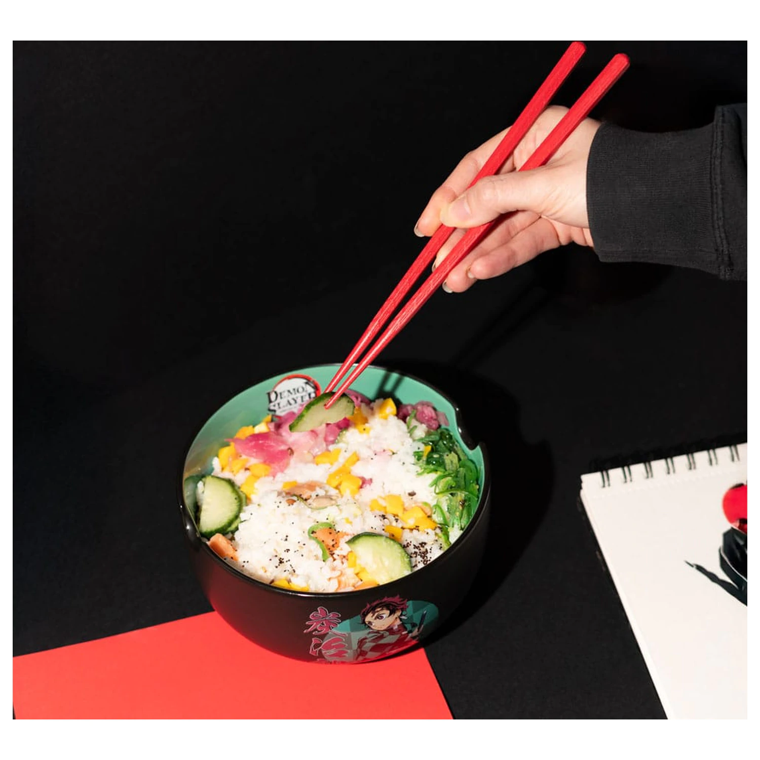 Demon Slayer Kimetsu no Yaiba ramen bowl product photo