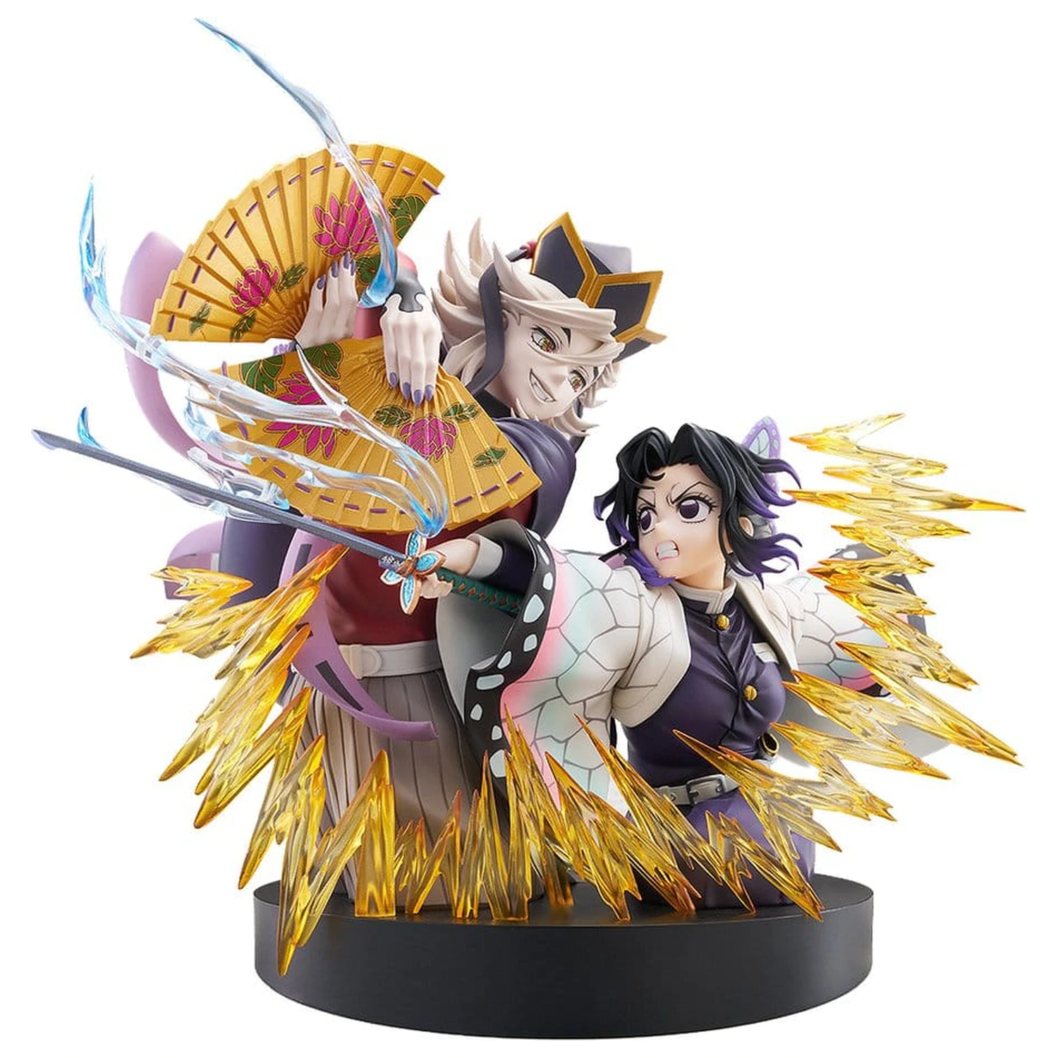 Demon Slayer: Kimetsu no Yaiba PVC Figures 2-Pack Shinobu Kocho & Doma 18 cm product photo