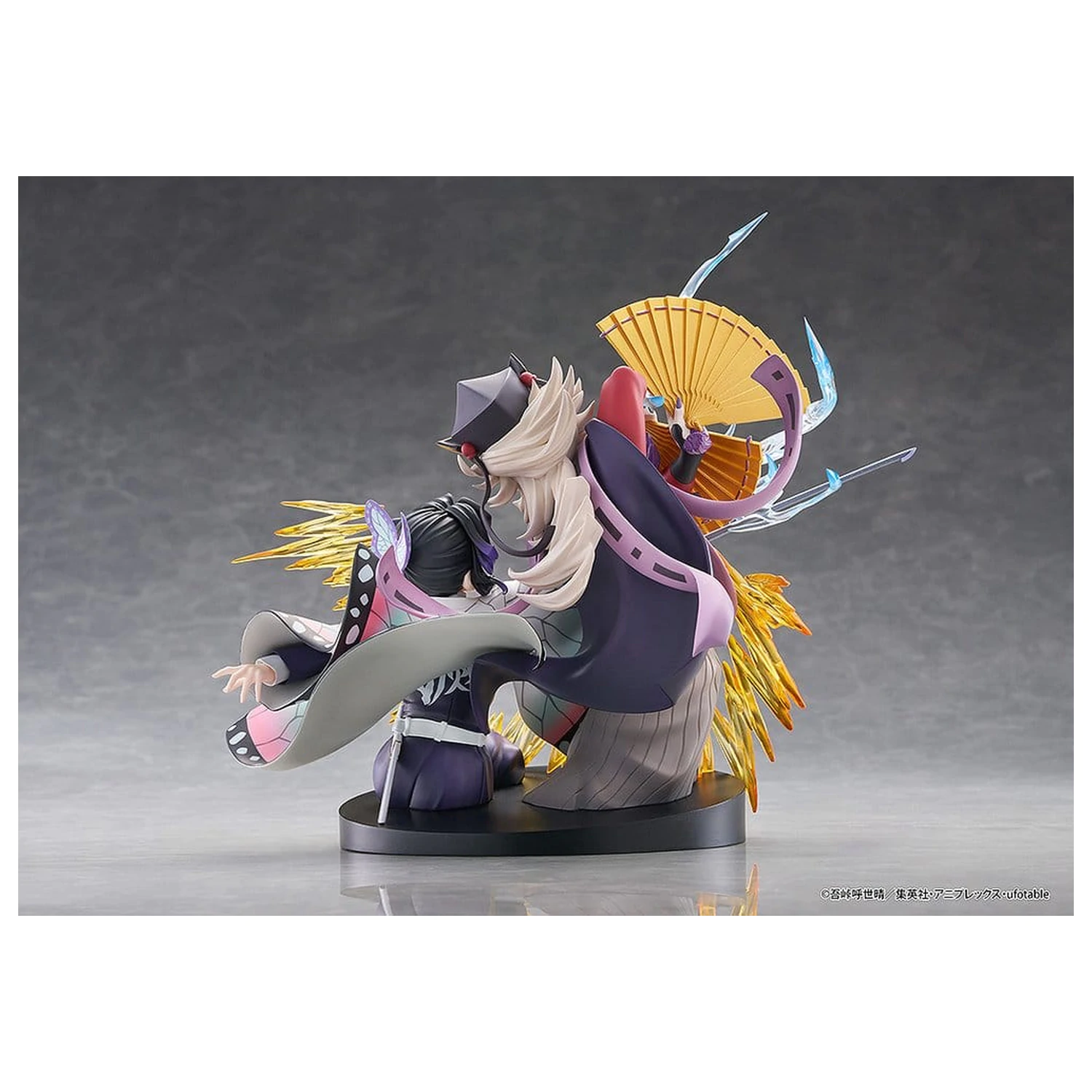 Demon Slayer: Kimetsu no Yaiba PVC Figures 2-Pack Shinobu Kocho & Doma 18 cm product photo