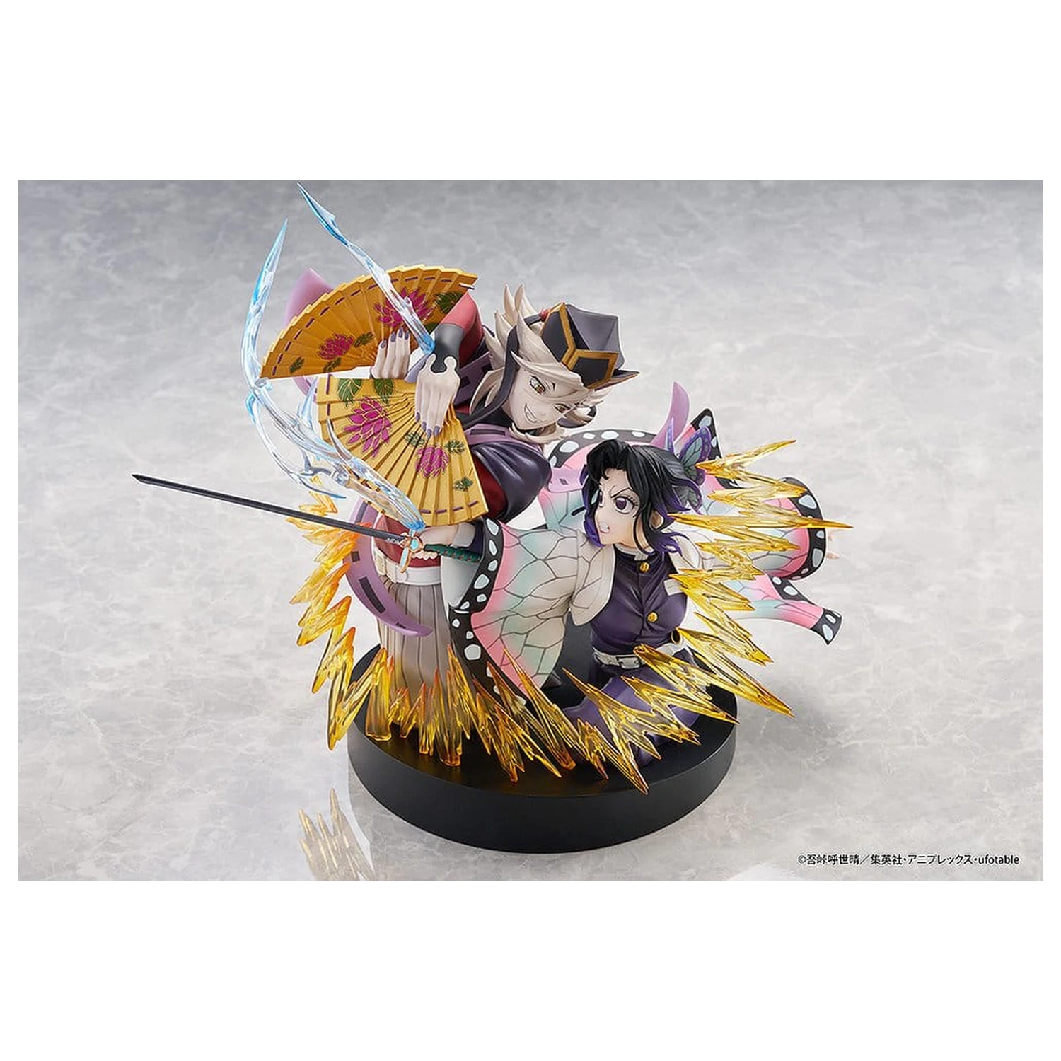 Demon Slayer: Kimetsu no Yaiba PVC Figures 2-Pack Shinobu Kocho & Doma 18 cm product photo