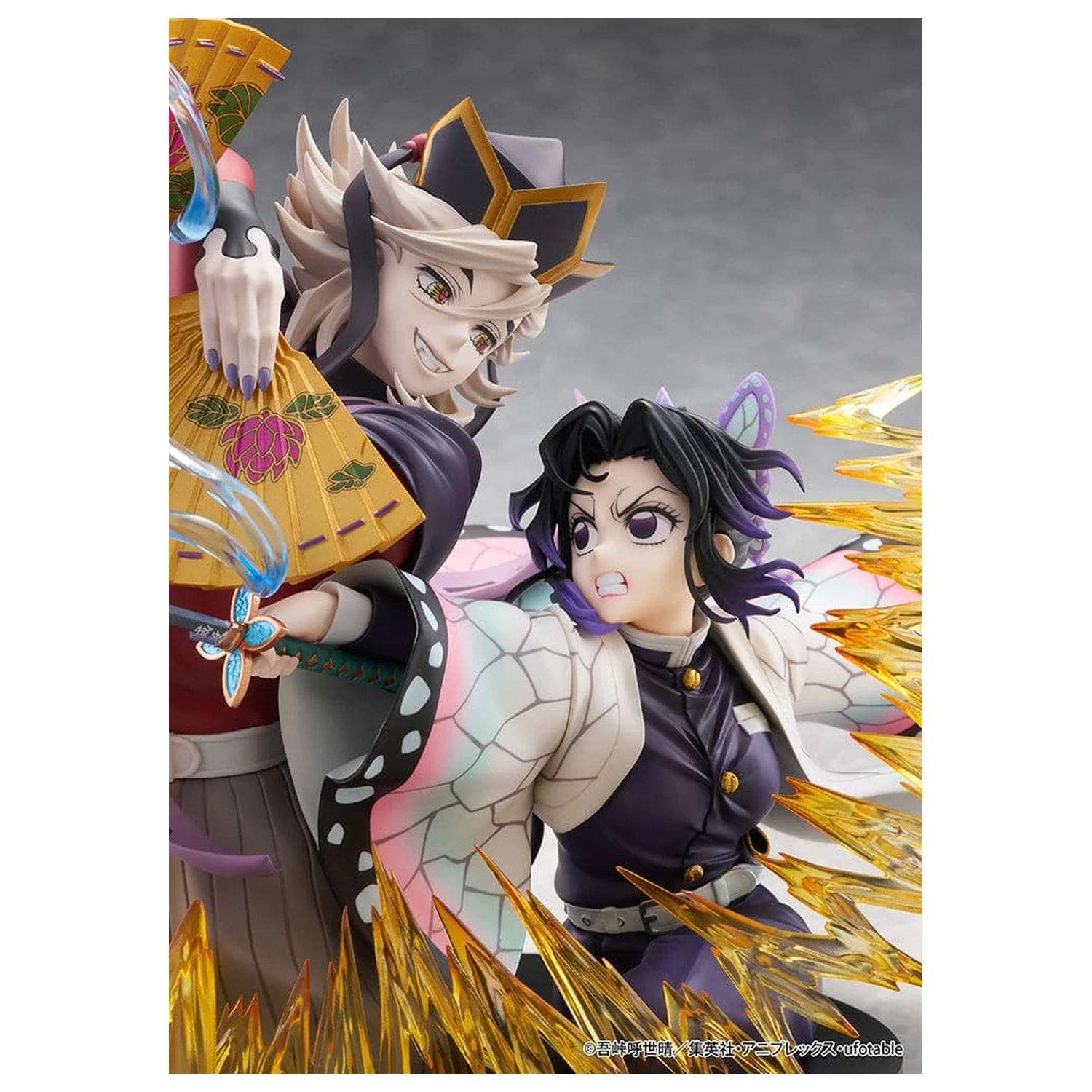 Demon Slayer: Kimetsu no Yaiba PVC Figures 2-Pack Shinobu Kocho & Doma 18 cm product photo