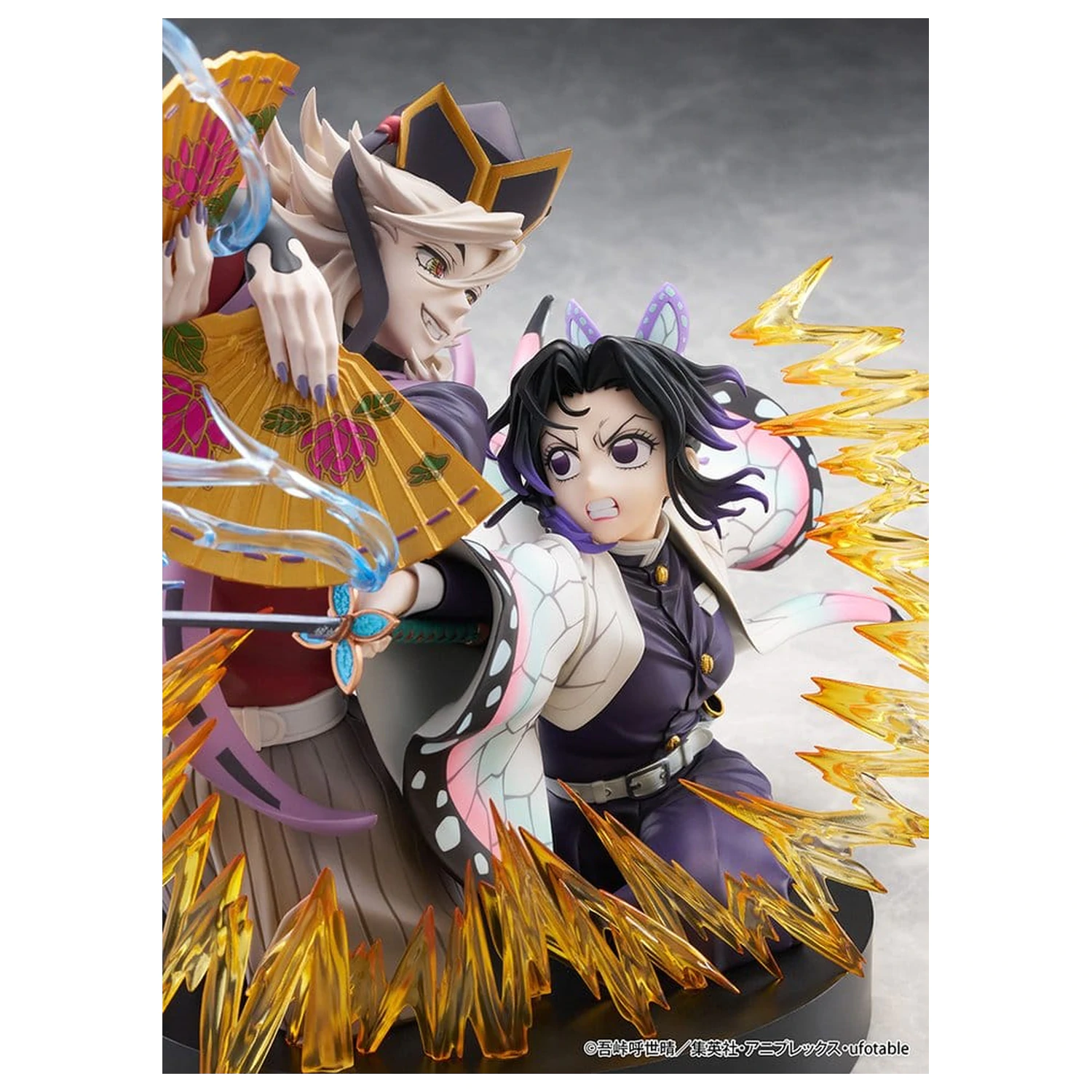 Demon Slayer: Kimetsu no Yaiba PVC Figures 2-Pack Shinobu Kocho & Doma 18 cm product photo