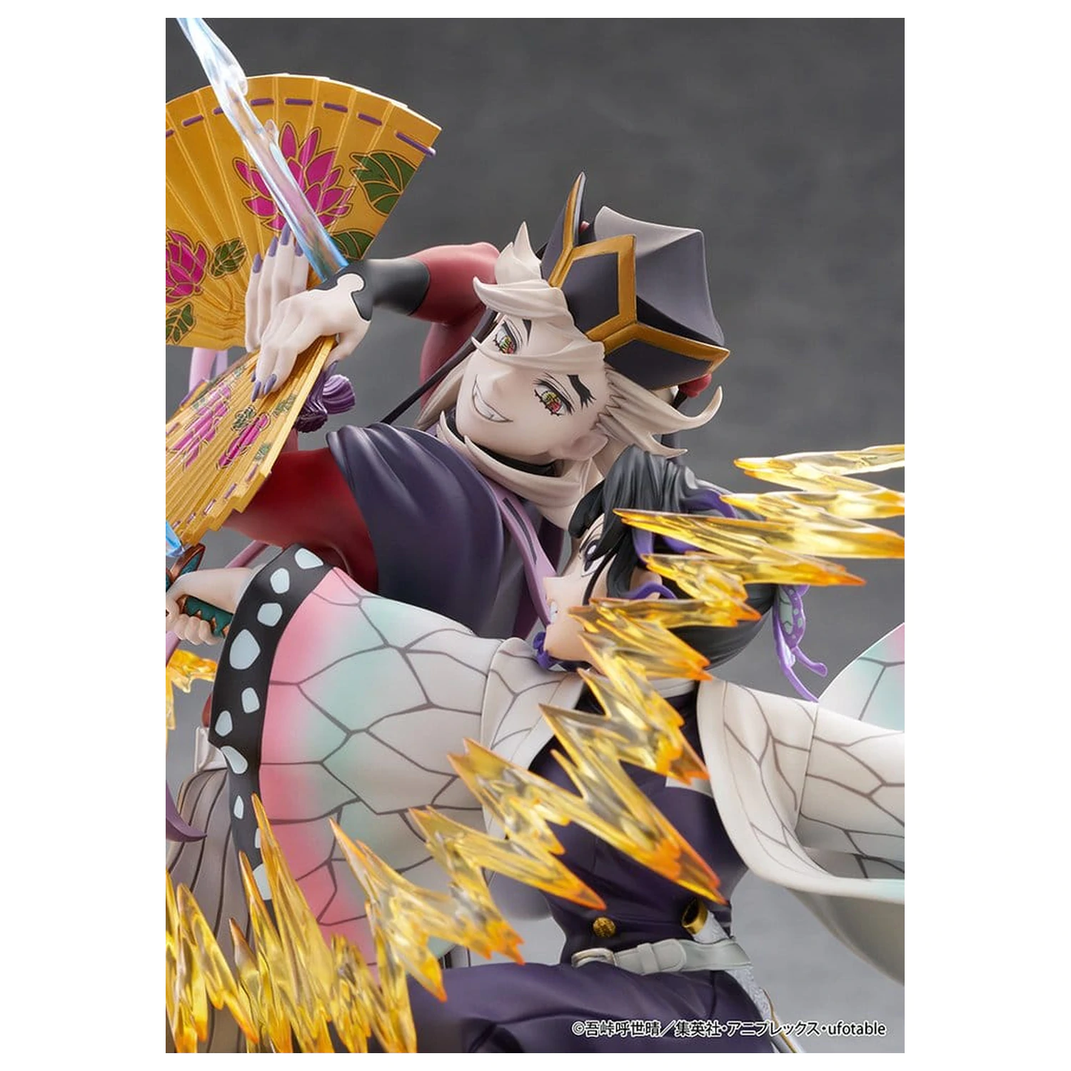 Demon Slayer: Kimetsu no Yaiba PVC Figures 2-Pack Shinobu Kocho & Doma 18 cm product photo