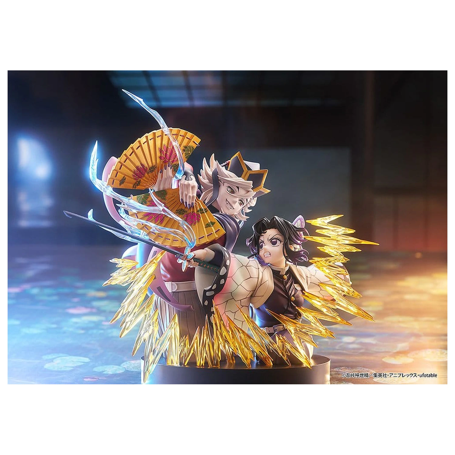 Demon Slayer: Kimetsu no Yaiba PVC Figures 2-Pack Shinobu Kocho & Doma 18 cm product photo