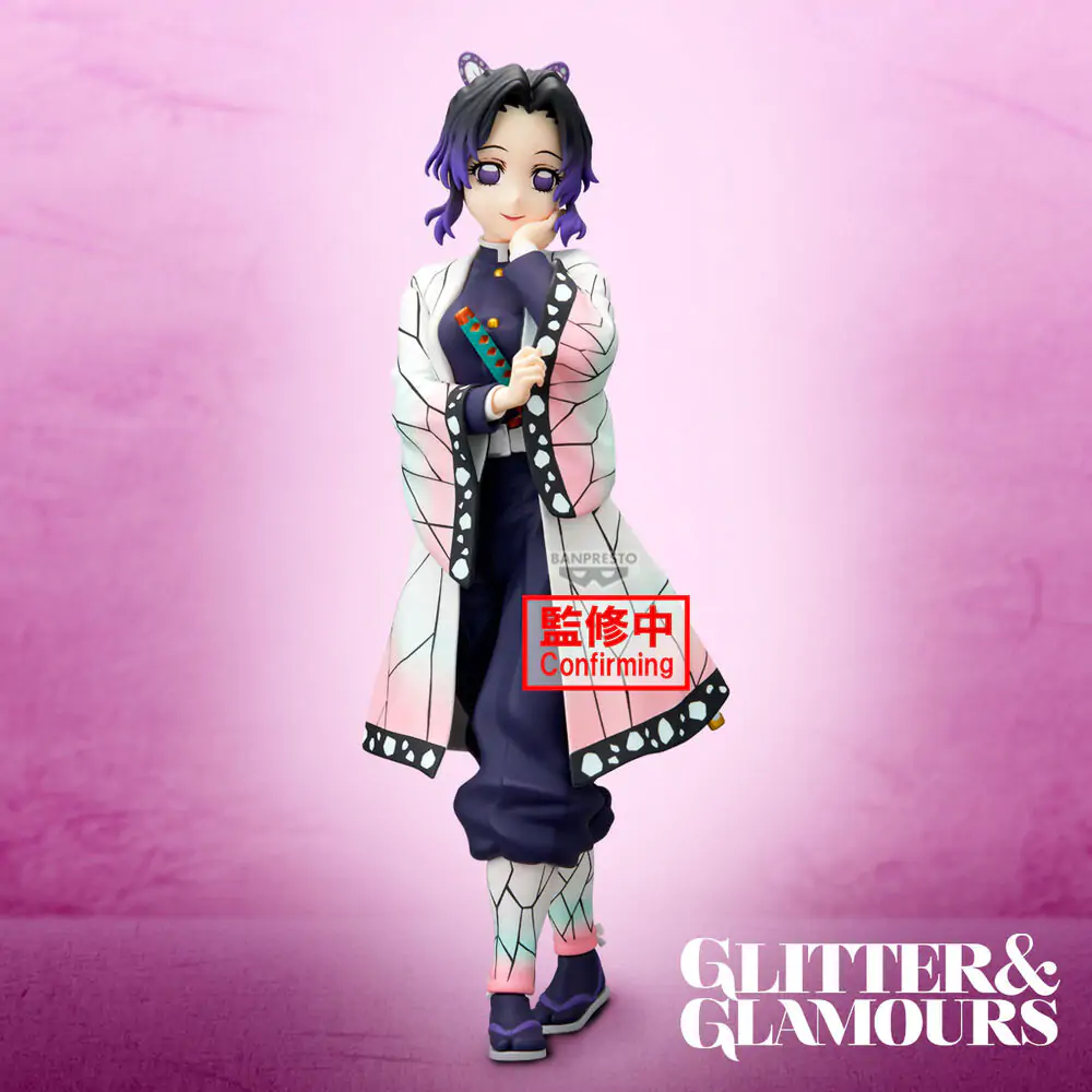 Demon Slayer Kimetsu no Yaiba Shinobu Kocho Glitter &amp; Glamours figure 22cm product photo