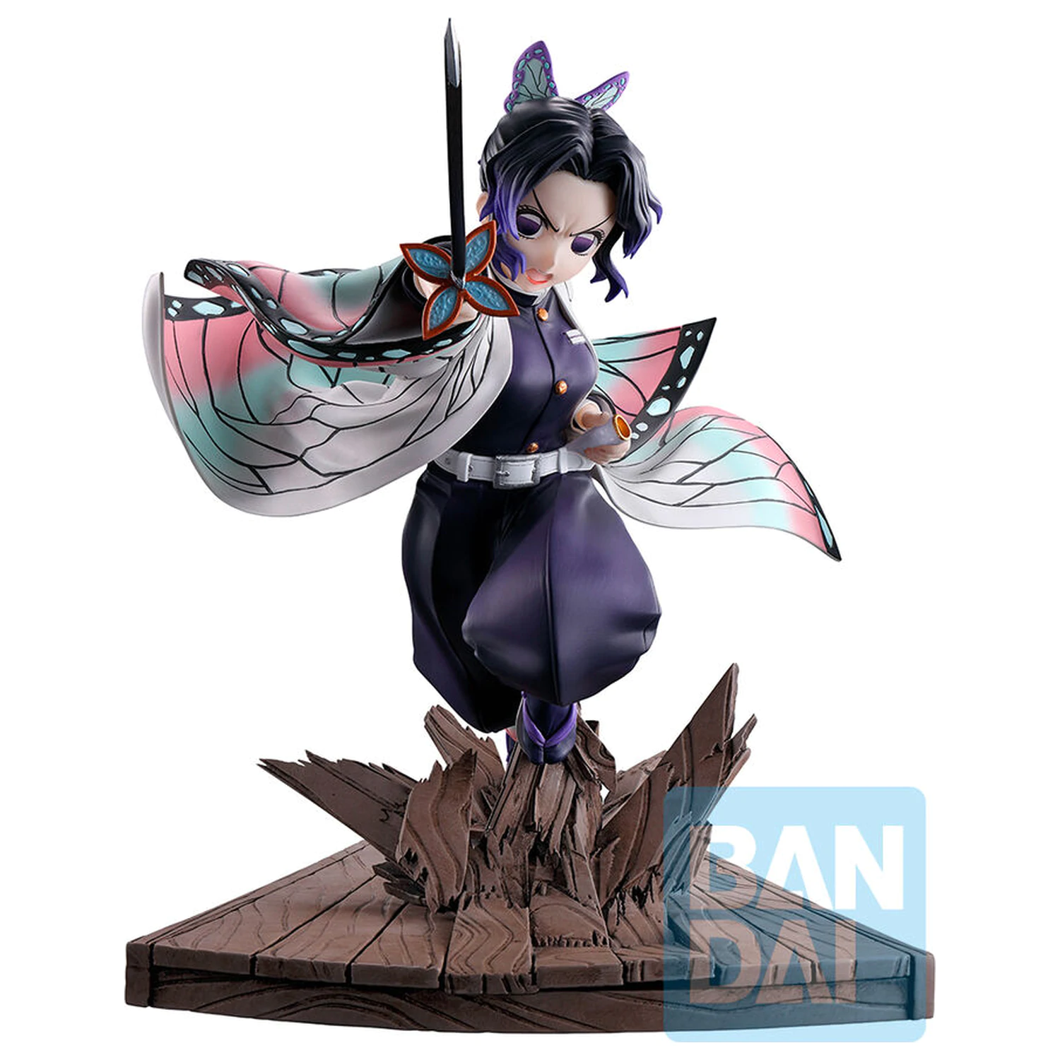 Demon Slayer Kimetsu no Yaiba Shinobu Kocho Ichibansho figure 13cm product photo