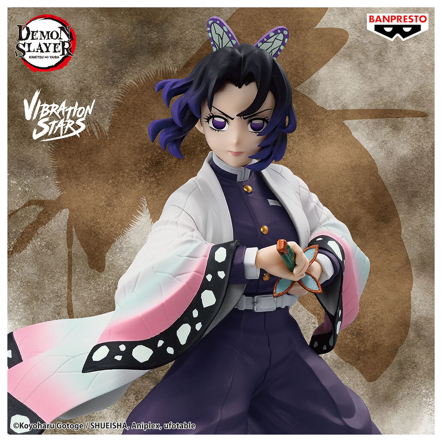 Demon Slayer Kimetsu no Yaiba Shinobu Kocho Vibration Stars figure 14cm product photo