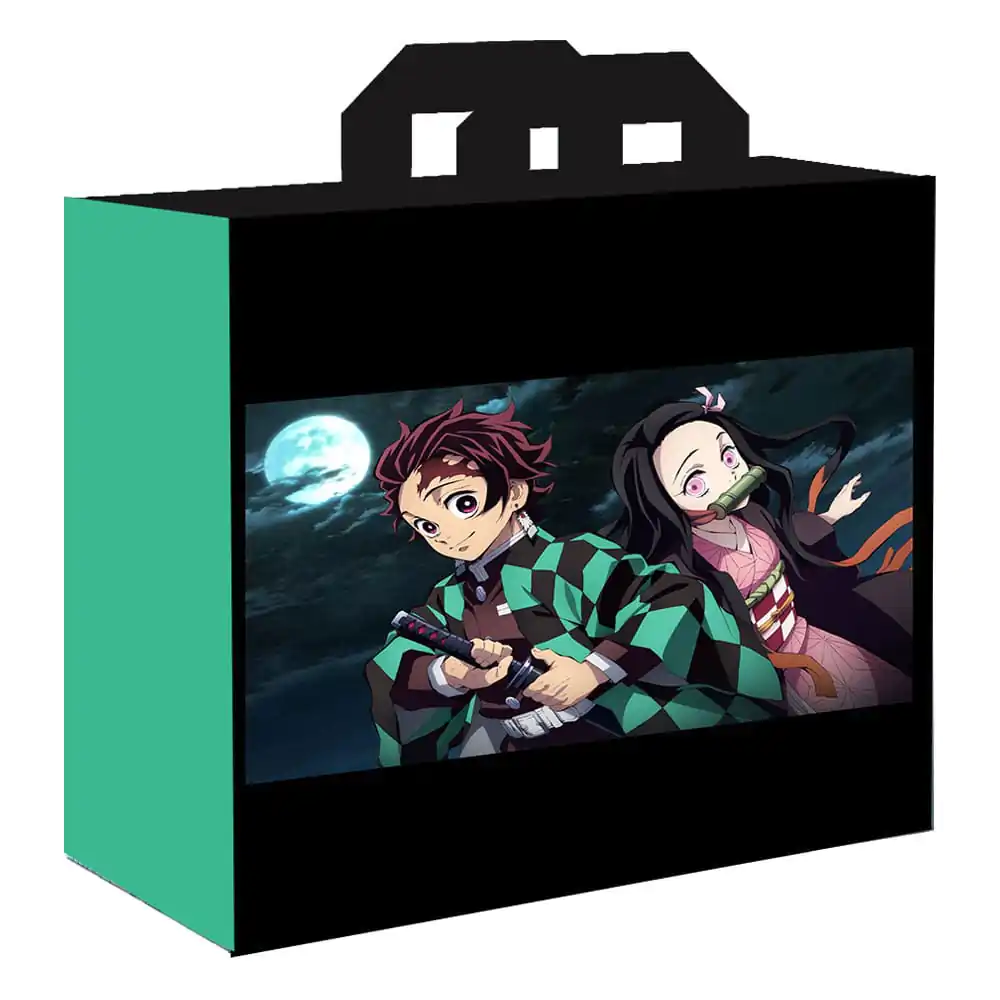Demon Slayer: Kimetsu no Yaiba Tote Bag Tanjiro &amp; Nezuko Black product photo