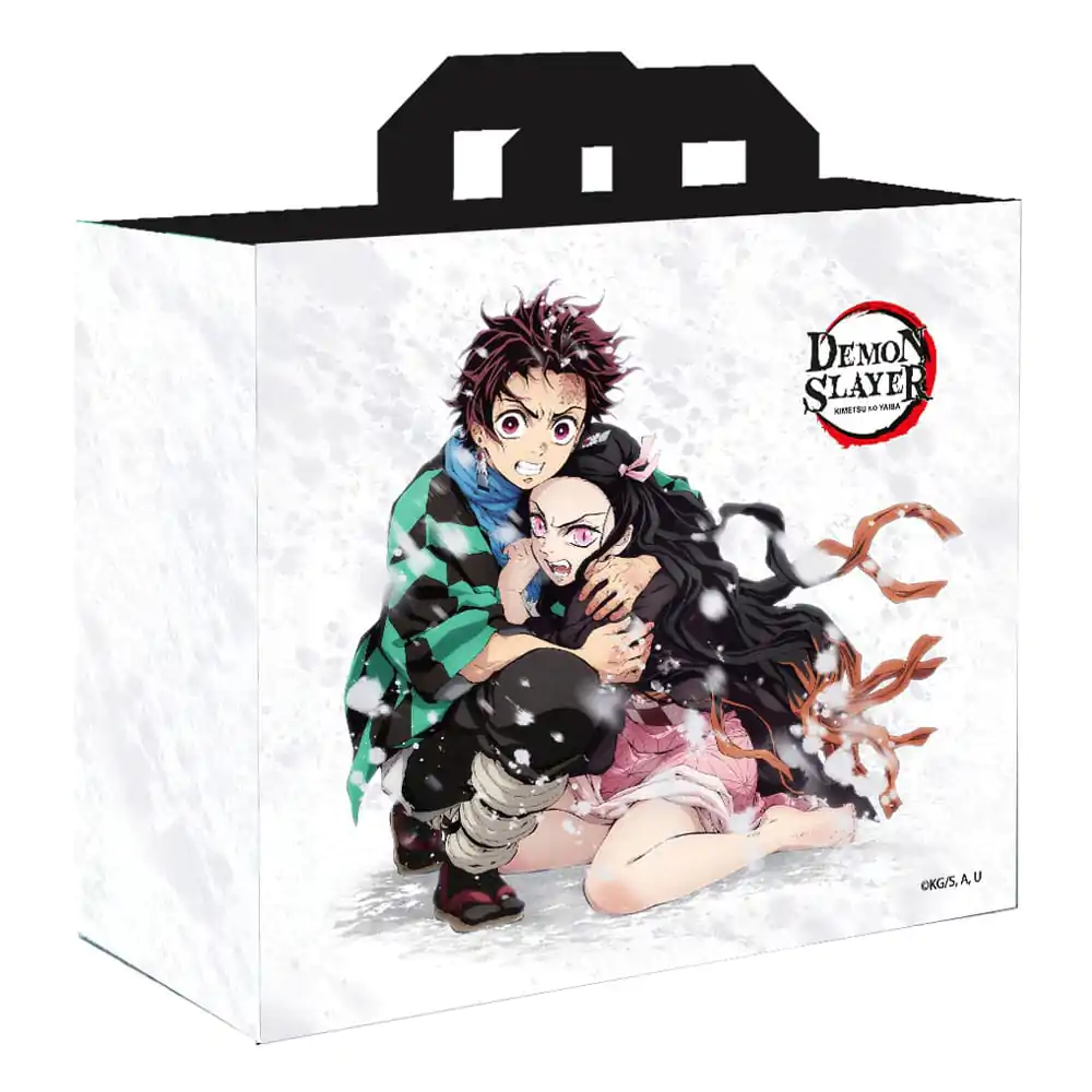 Demon Slayer: Kimetsu no Yaiba Tote Bag Tanjiro &amp; Nezuko White product photo