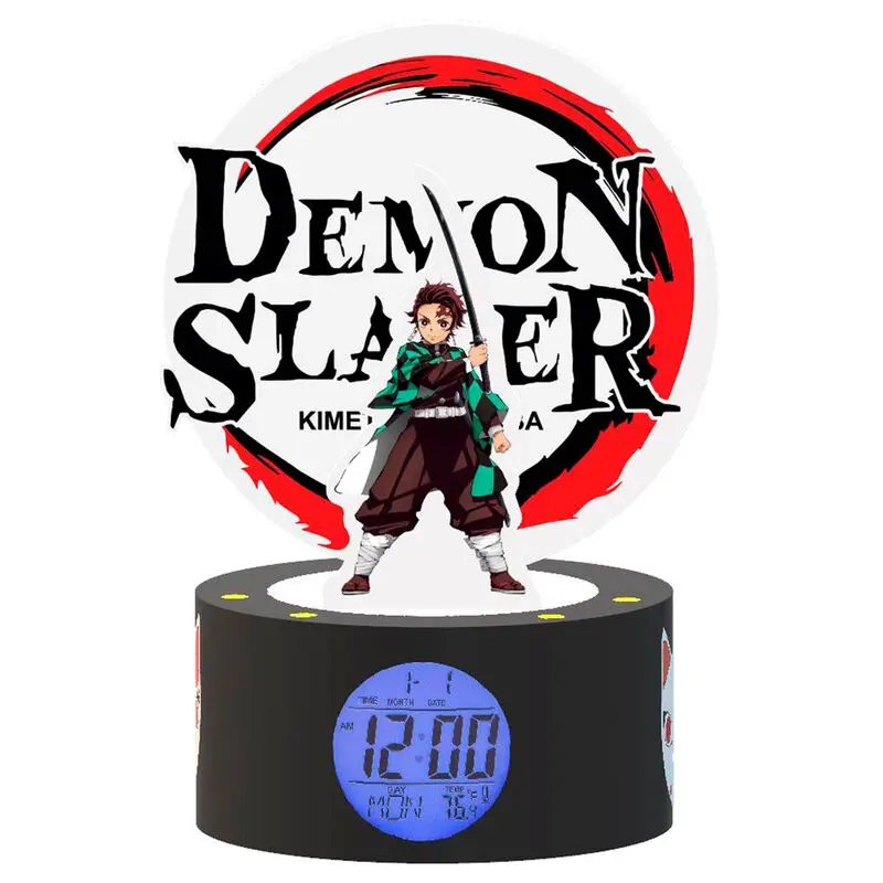 Demon Slayer Kimetsu no Yaiba Tanjiro Kamado Alarm clock figure 22cm termékfotó
