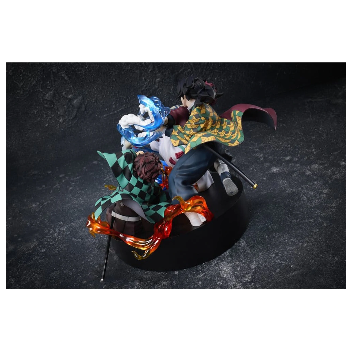 Demon Slayer: Kimetsu no Yaiba PVC Figure Tanjiro Kamado & Giyu Tomioka & Akaza 13 cm product photo