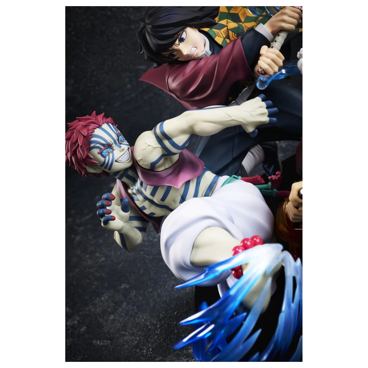 Demon Slayer: Kimetsu no Yaiba PVC Figure Tanjiro Kamado & Giyu Tomioka & Akaza 13 cm product photo