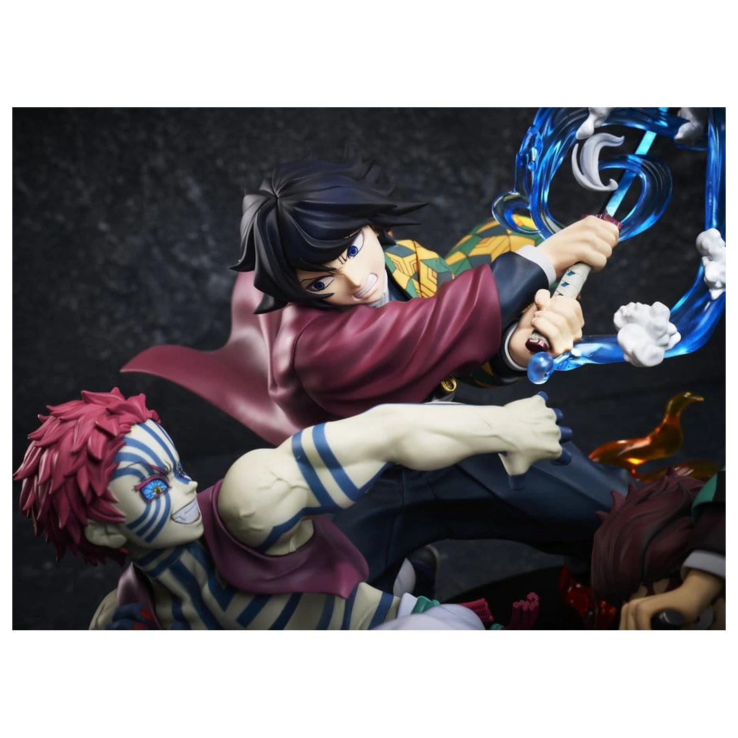 Demon Slayer: Kimetsu no Yaiba PVC Figure Tanjiro Kamado & Giyu Tomioka & Akaza 13 cm product photo