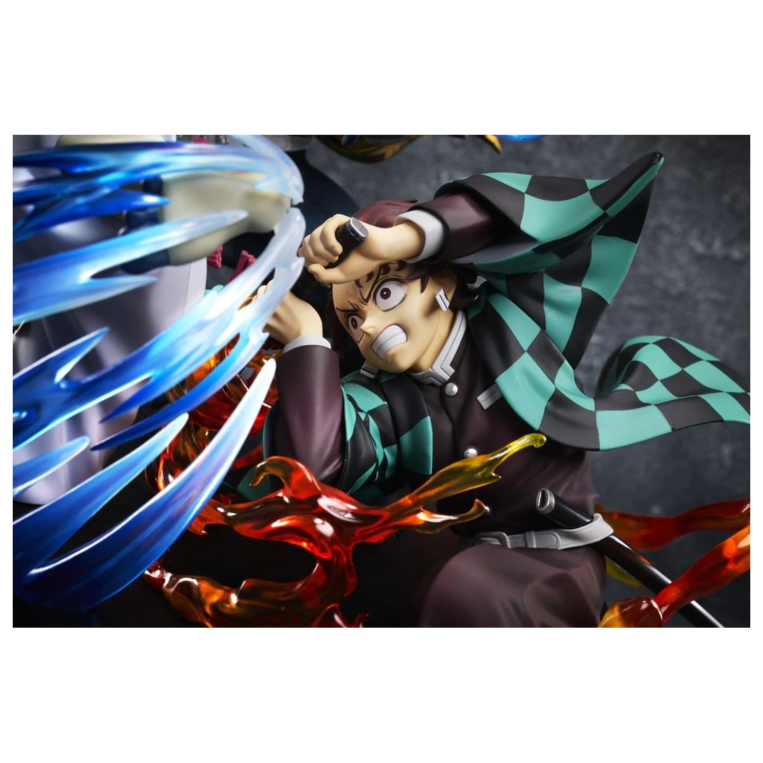 Demon Slayer: Kimetsu no Yaiba PVC Figure Tanjiro Kamado & Giyu Tomioka & Akaza 13 cm product photo