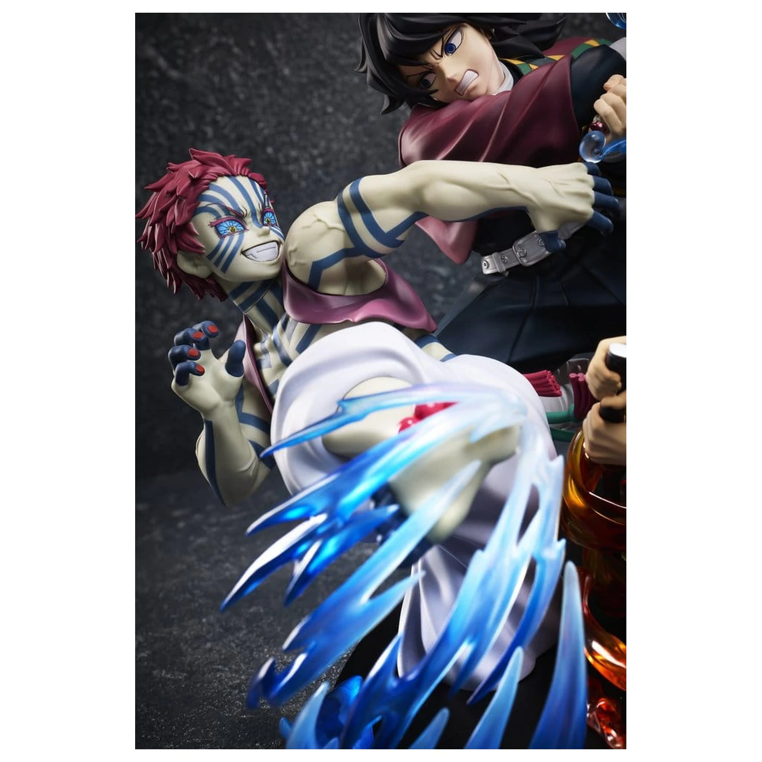 Demon Slayer: Kimetsu no Yaiba PVC Figure Tanjiro Kamado & Giyu Tomioka & Akaza 13 cm product photo