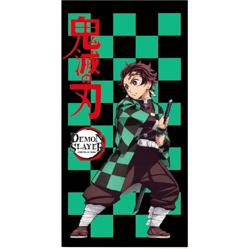 Demon Slayer Kimetsu no Yaiba Tanjiro Kamado microfibre beach towel product photo