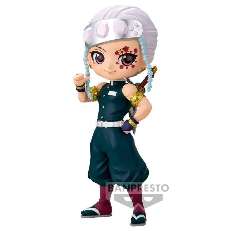 Demon Slayer Kimetsu no Yaiba Tengen Uzui Q Posket figure 14cm product photo