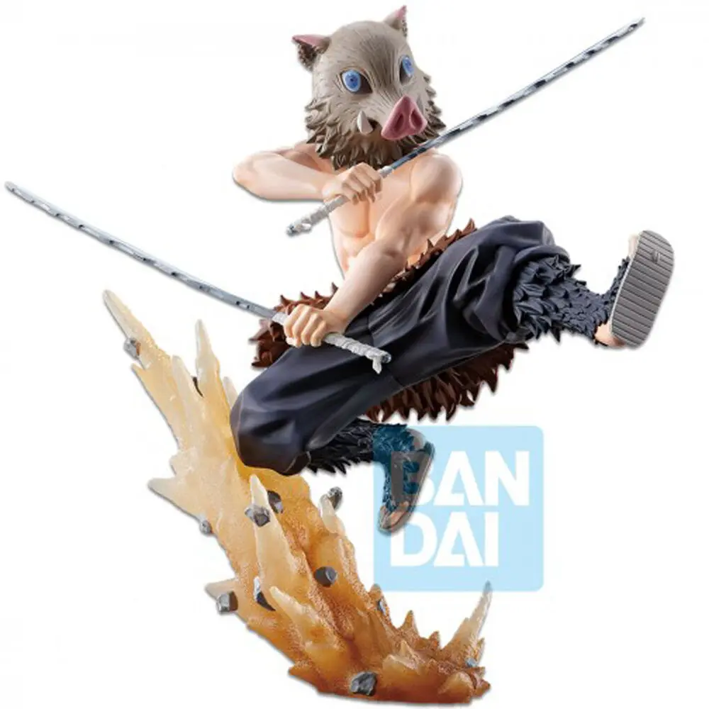 Demon Slayer Kimetsu No Yaiba The Fourth Inosuke Hashibira Ichibansho figure 17cm product photo