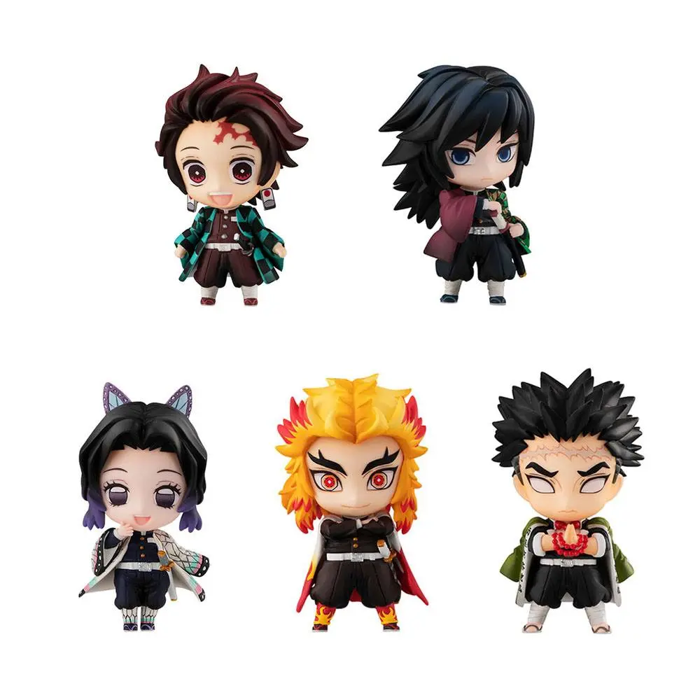 Demon Slayer: Kimetsu no Yaiba Trading Figure 1-Pack Sailor Tanjiro &amp; The Hashira Mascot Set A &amp; B 5 product photo