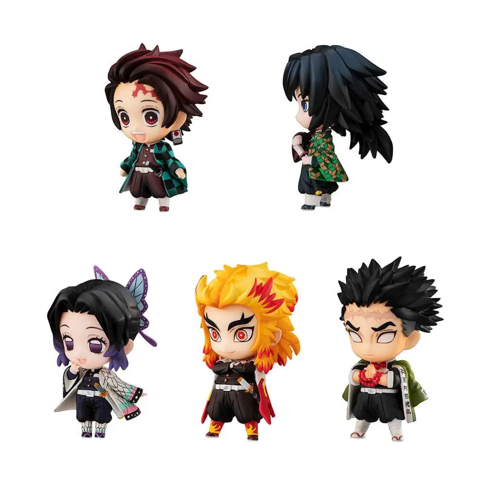 Demon Slayer: Kimetsu no Yaiba Trading Figure 1-Pack Sailor Tanjiro &amp; The Hashira Mascot Set A &amp; B 5 product photo