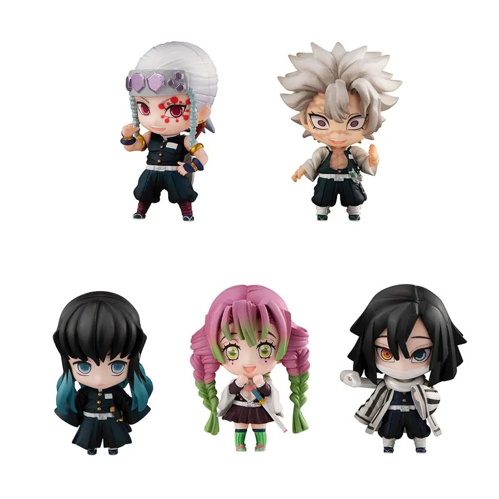 Demon Slayer: Kimetsu no Yaiba Trading Figure 1-Pack Sailor Tanjiro &amp; The Hashira Mascot Set A &amp; B 5 product photo