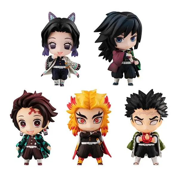 Demon Slayer: Kimetsu no Yaiba Trading Figure 5-Pack Sailor Tanjiro &amp; The Hashira Mascot Set A 5 cm product photo