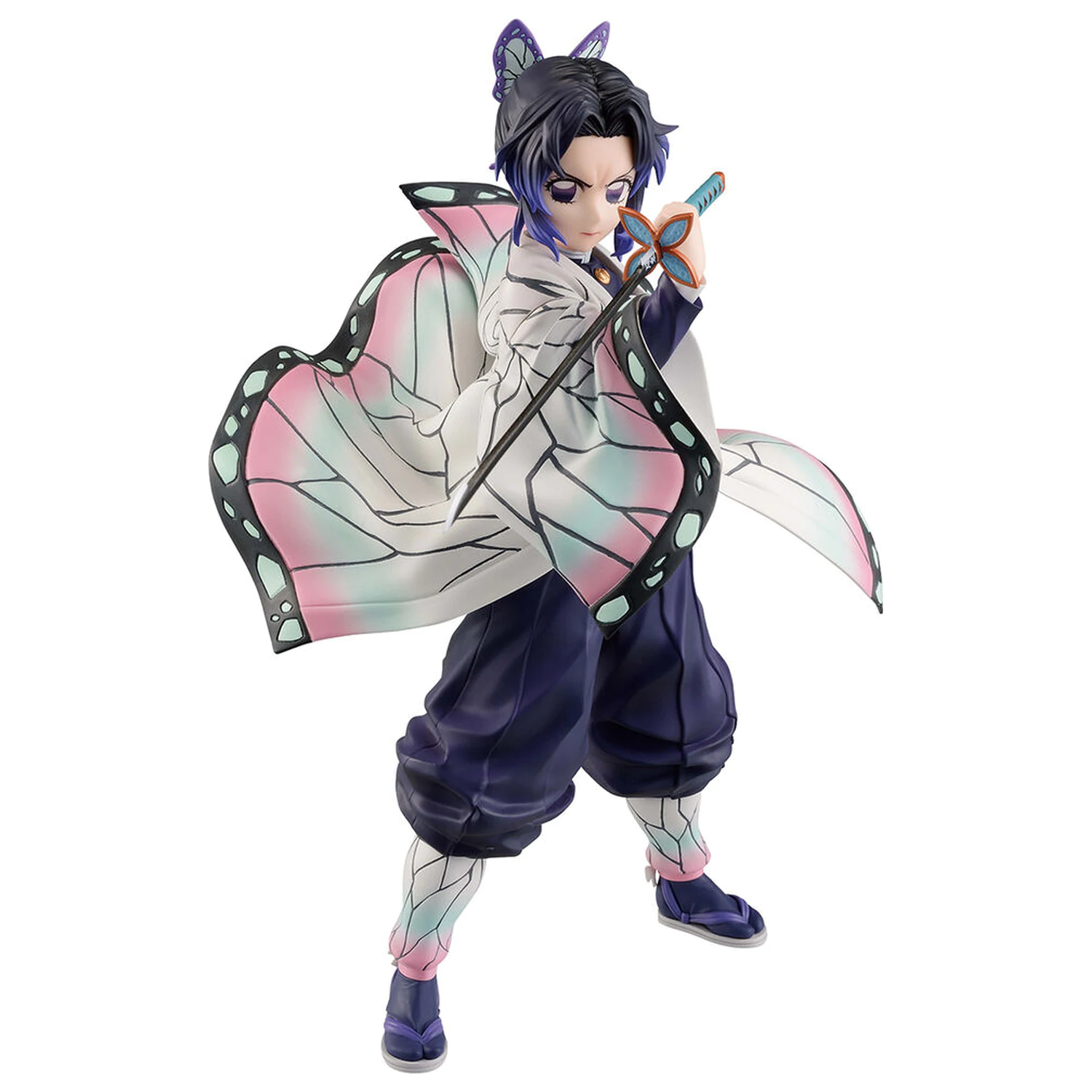 Demon Slayer Kimetsu No Yaiba Upper Two Shinobu Kocho Ichibansho figure 23cm product photo