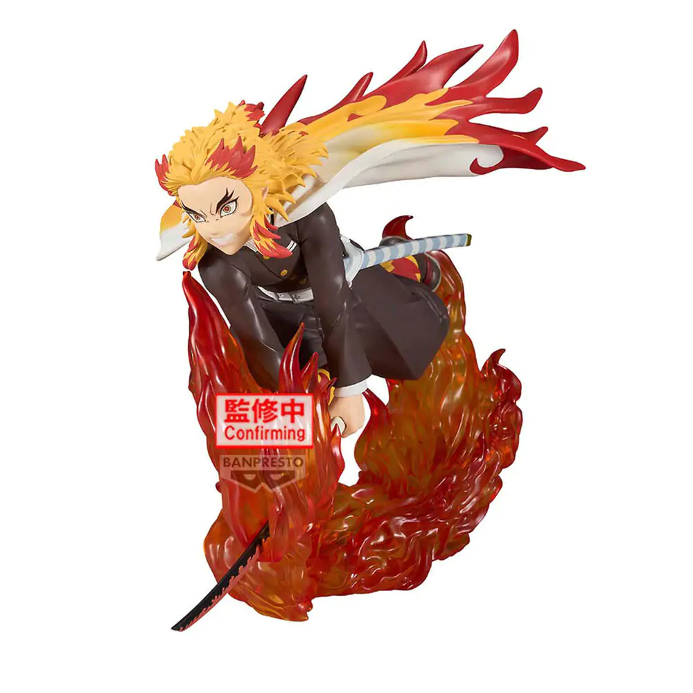 Demon Slayer Kimetsu no Yaiba Vibration Stars Kyojuro Rengoku figure 14cm termékfotó