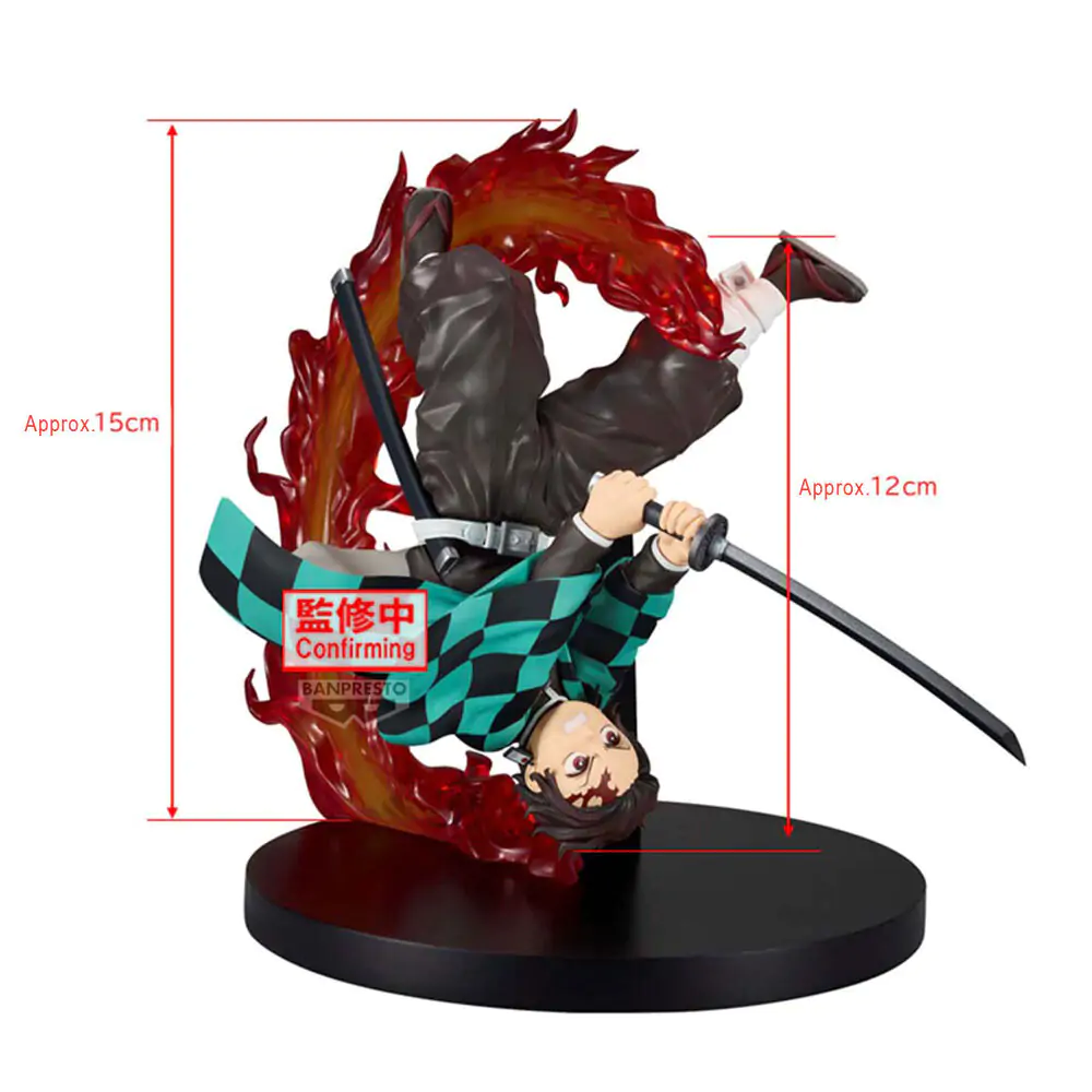 Demon Slayer Kimetsu no Yaiba Vibration Stars Tanjiro Kamado figure15cm termékfotó