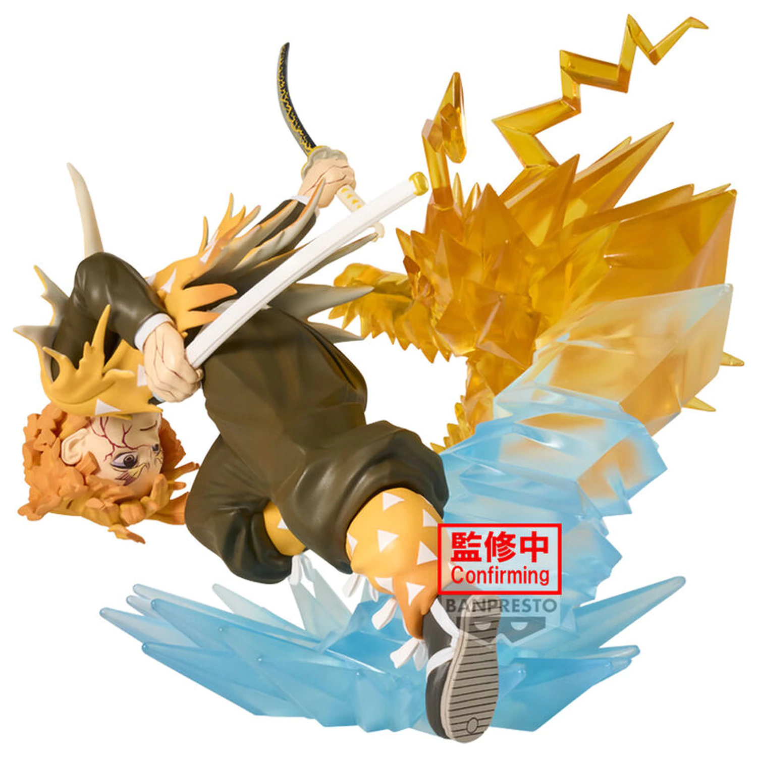 Demon Slayer Kimetsu no Yaiba Vibration Stars Zenitsu Agatsuma figure 12cm product photo