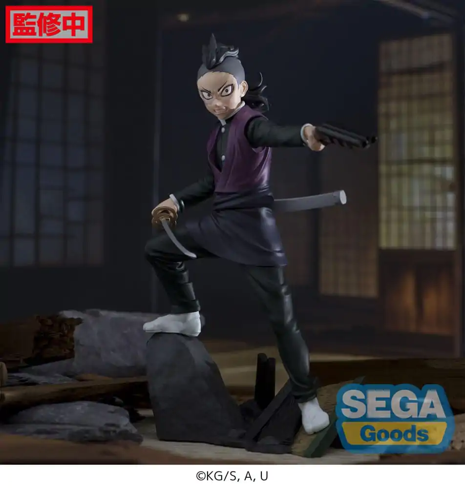 Demon Slayer: Kimetsu no Yaiba Xross Link Anime PVC Statue Genya Shinazugawa -Swordsmith Village Arc- 15 cm termékfotó