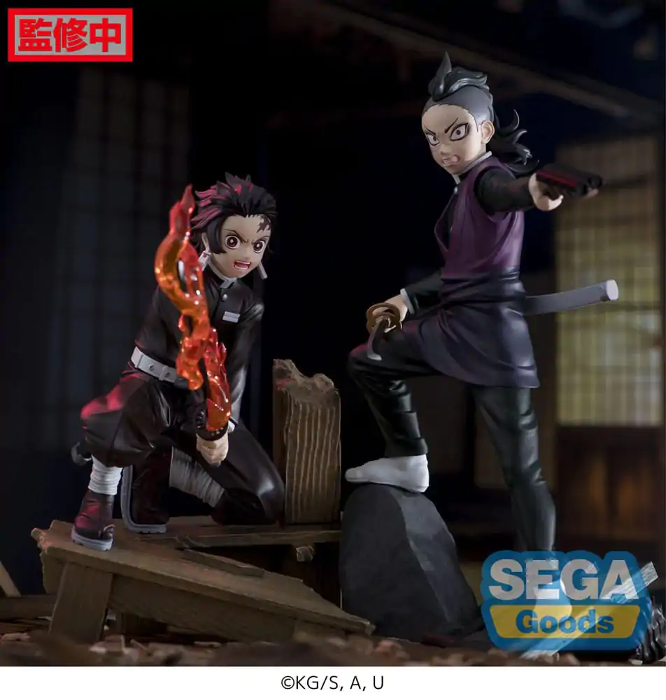 Demon Slayer: Kimetsu no Yaiba Xross Link Anime PVC Statue Genya Shinazugawa -Swordsmith Village Arc- 15 cm termékfotó