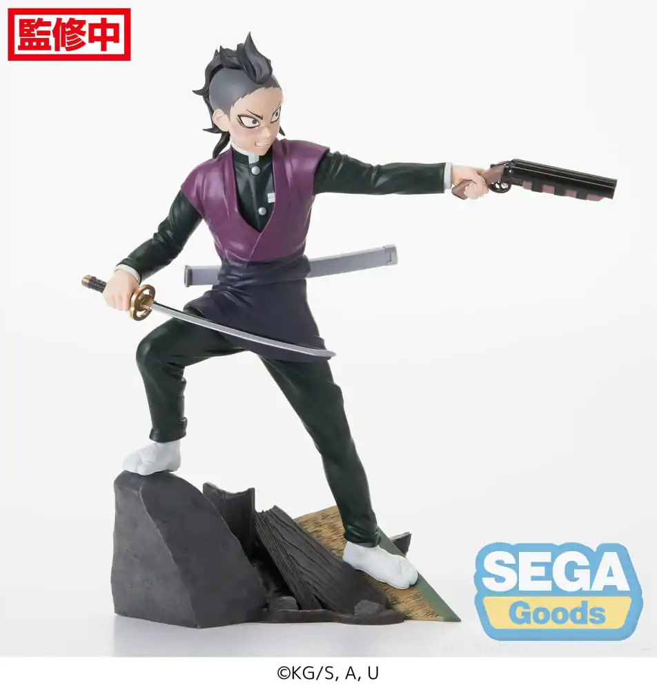 Demon Slayer: Kimetsu no Yaiba Xross Link Anime PVC Statue Genya Shinazugawa -Swordsmith Village Arc- 15 cm termékfotó