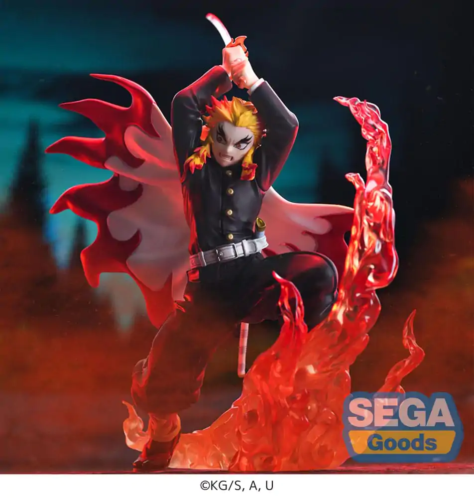 Demon Slayer: Kimetsu no Yaiba Xross Link Anime PVC Statue Kyojuro Rengoku 15 cm  product photo