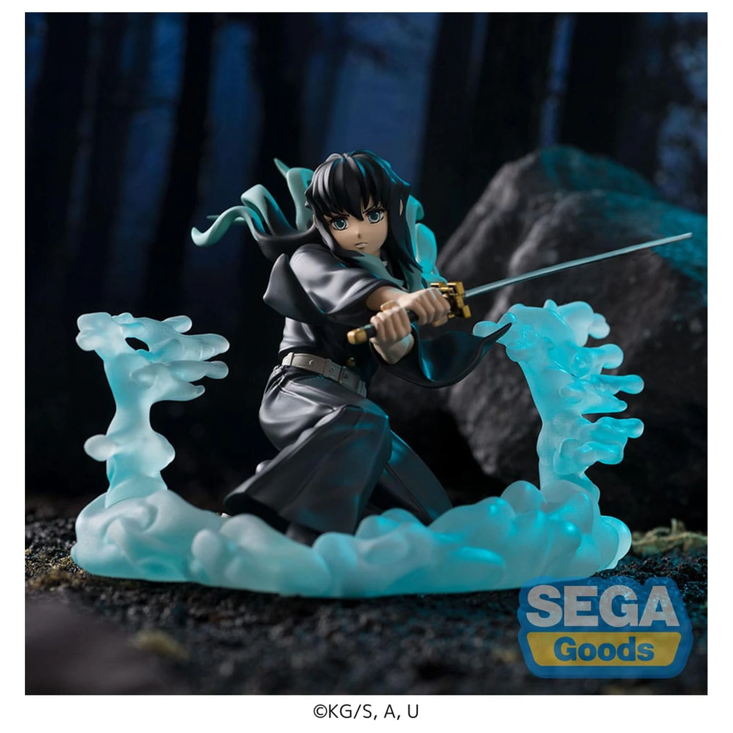 Demon Slayer: Kimetsu no Yaiba Xross Link Anime PVC Statue Muichiro Tokito Hashira Training Arc 11 cm product photo