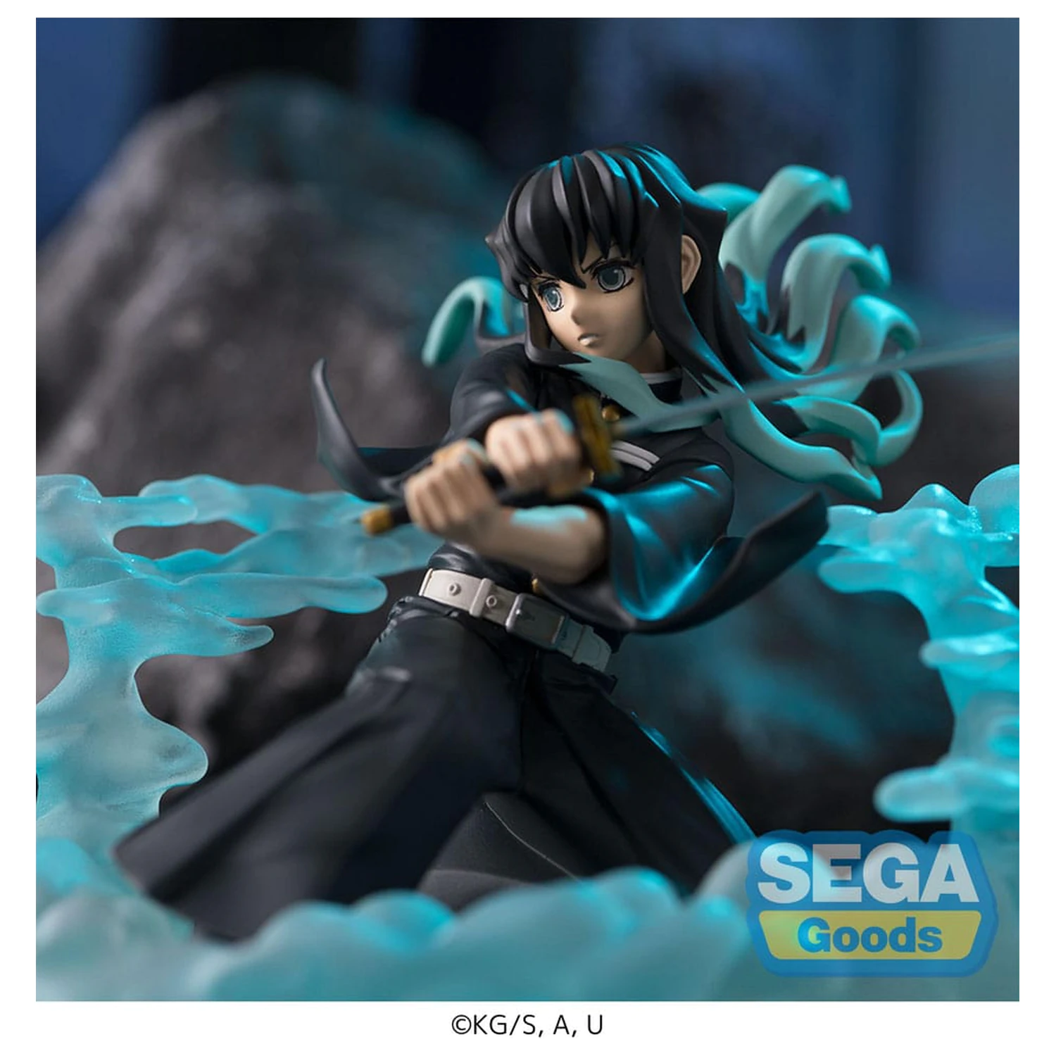 Demon Slayer: Kimetsu no Yaiba Xross Link Anime PVC Statue Muichiro Tokito Hashira Training Arc 11 cm product photo
