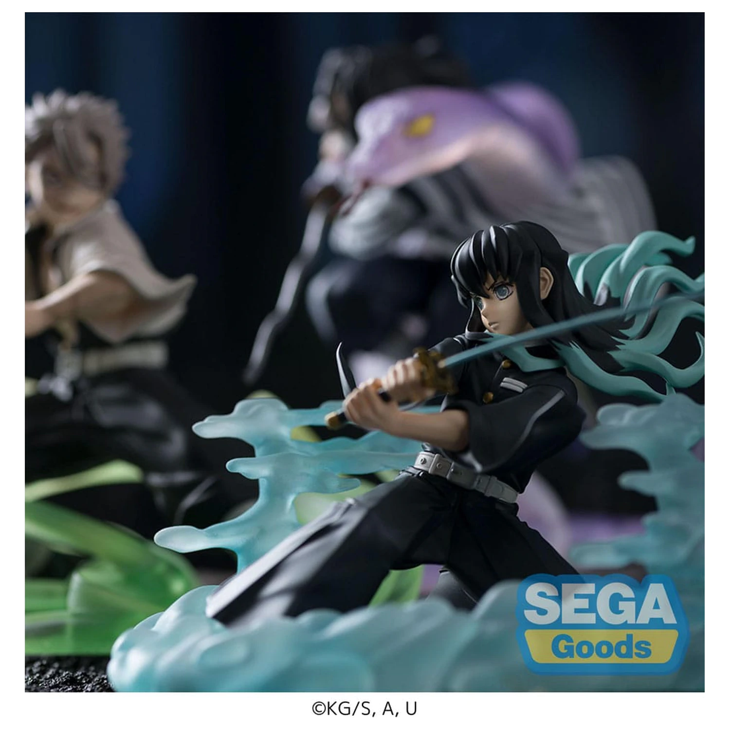 Demon Slayer: Kimetsu no Yaiba Xross Link Anime PVC Statue Muichiro Tokito Hashira Training Arc 11 cm product photo