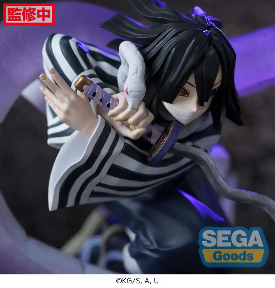 Demon Slayer: Kimetsu no Yaiba Xross Link Anime PVC Statue Obanai Iguro Hashira Training Arc 14 cm product photo