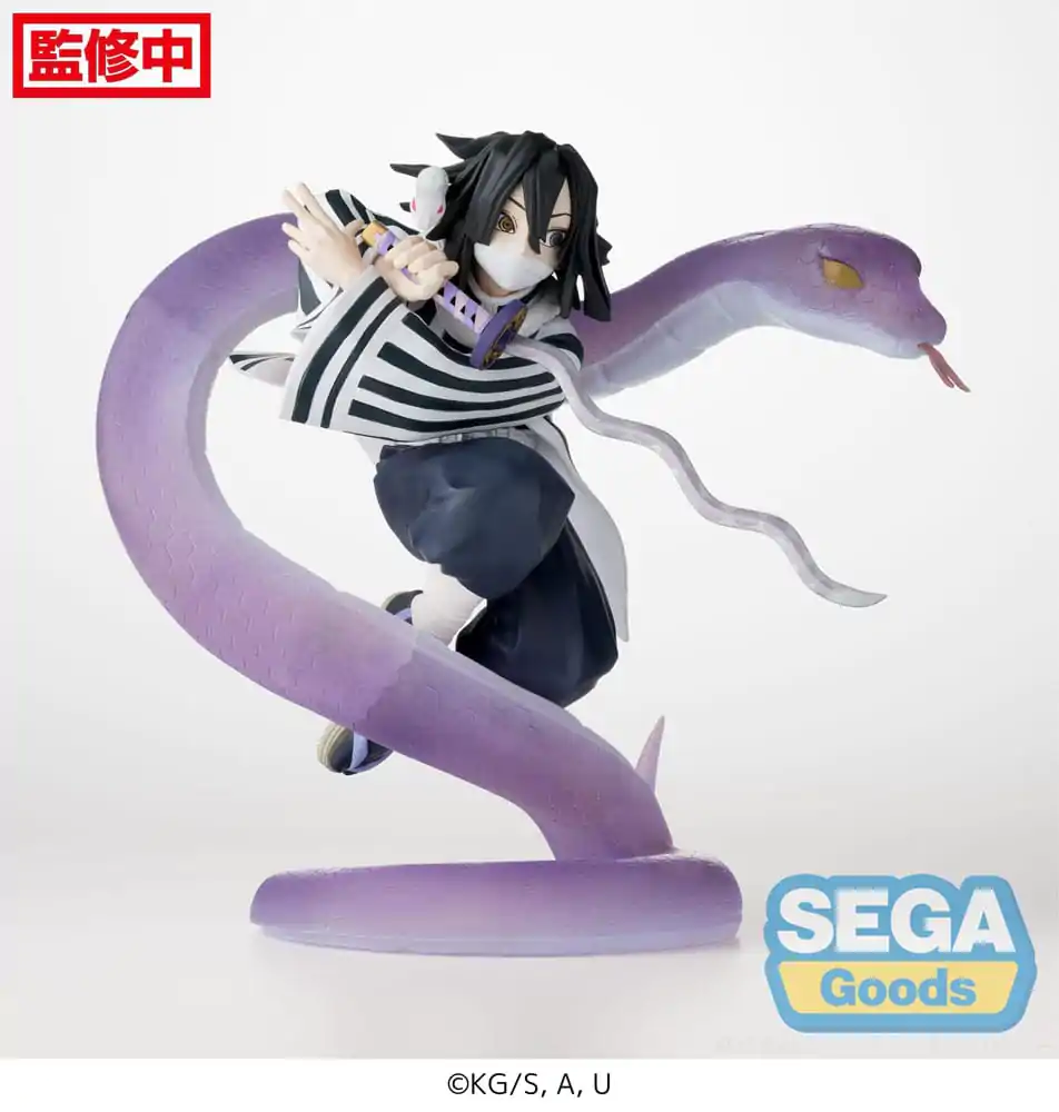 Demon Slayer: Kimetsu no Yaiba Xross Link Anime PVC Statue Obanai Iguro Hashira Training Arc 14 cm product photo