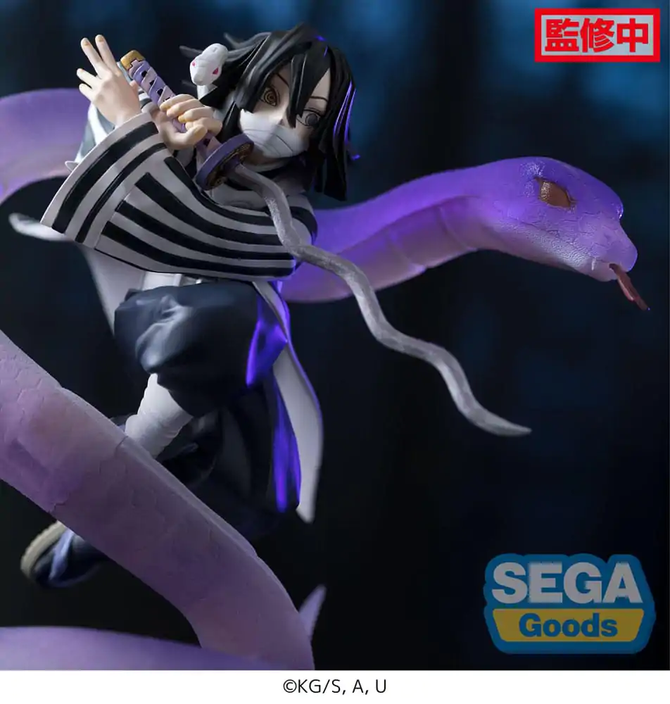 Demon Slayer: Kimetsu no Yaiba Xross Link Anime PVC Statue Obanai Iguro Hashira Training Arc 14 cm product photo