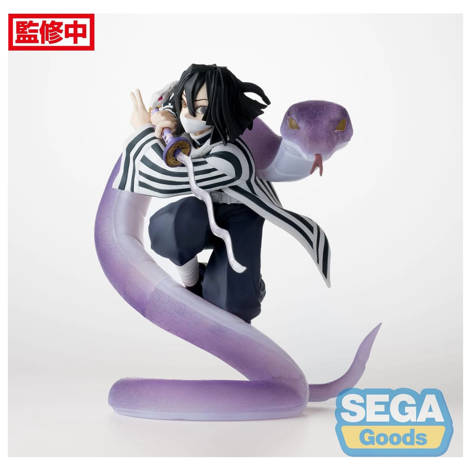 Demon Slayer: Kimetsu no Yaiba Xross Link Anime PVC Statue Obanai Iguro Hashira Training Arc 14 cm product photo