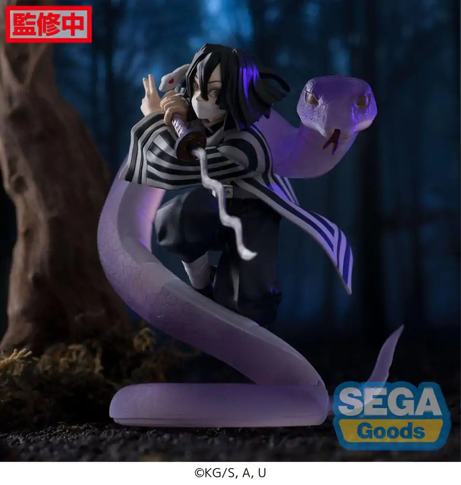 Demon Slayer: Kimetsu no Yaiba Xross Link Anime PVC Statue Obanai Iguro Hashira Training Arc 14 cm product photo