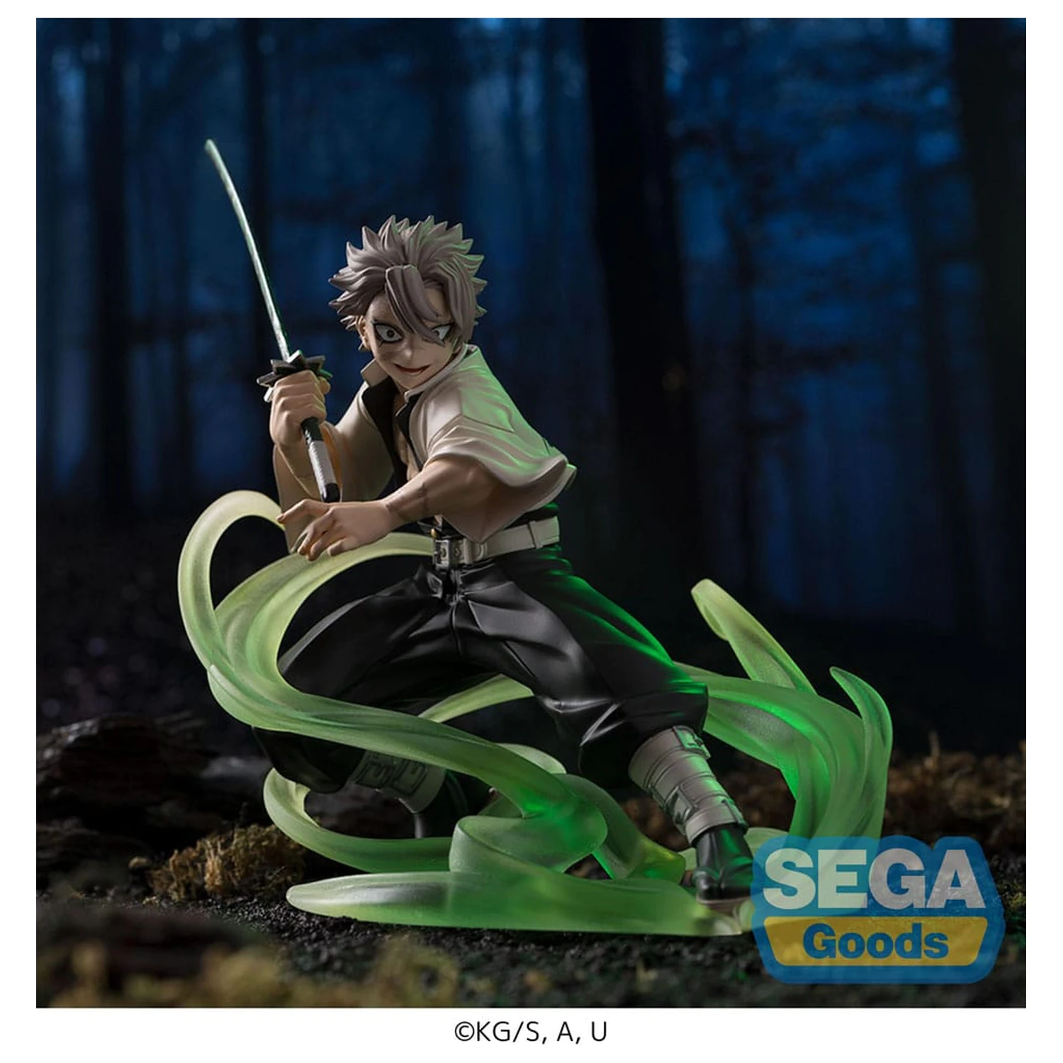 Demon Slayer: Kimetsu no Yaiba Xross Link Anime PVC Statue Sanemi Shinazugawa Hashira Training Arc 12 cm product photo