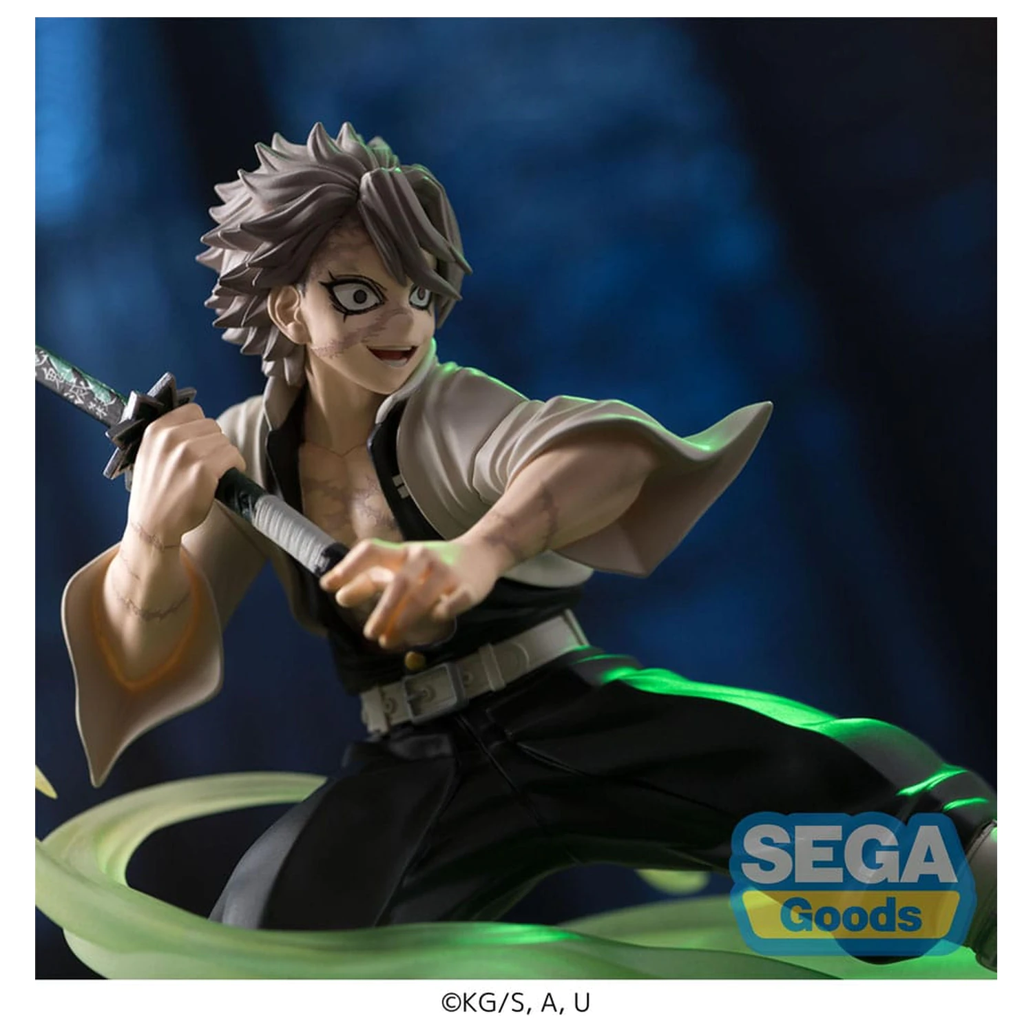 Demon Slayer: Kimetsu no Yaiba Xross Link Anime PVC Statue Sanemi Shinazugawa Hashira Training Arc 12 cm product photo