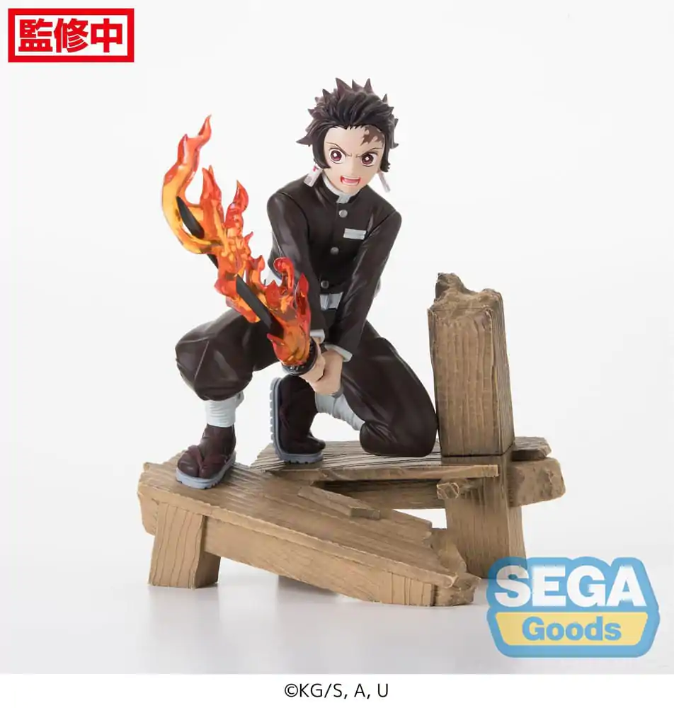 Demon Slayer: Kimetsu no Yaiba Xross Link Anime PVC Statue Tanjiro Kamado -Swordsmith Village Arc- 12 cm termékfotó